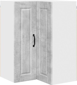vidaXL Konyhaszekrény polcokkal Beton Szürke 57 x 57 x 80 cm Faanyag