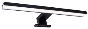 Polux LED Fürdőszobai tükörmegvilágítás SAMOS LED/8W/230V 4000K 40 cm IP44 fekete SA2207