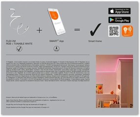 Ledvance - LED RGB+TW állítható fényerőjű SMART+ FLEX szalag 2m 8,5W Wi-Fi