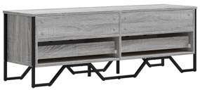 szürke sonoma színű szerelt fa TV-szekrény 122 x 34 x 41 cm