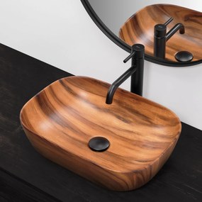 Pultra építhető mosdó Rea Belinda Wood Mat