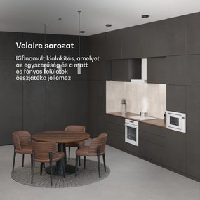 Klarstein Velaire beépített mikrohullámú sütő grillel | 1200 W grill | 850 W mikrohullámú sütő | 60 cm