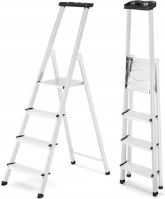 Háztartási összecsukható létra 4 lépcsős összecsukható létra 125kg KAM-203