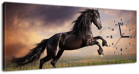 Gario Órás falikép Eros fekete ló Méret: 100 x 40 cm