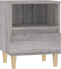 vidaXL szürke sonoma színű éjjeliszekrény 40x35x50 cm