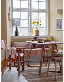 Zöld asztali lámpa textil búrával (magasság 62 cm) Olefine – Bloomingville