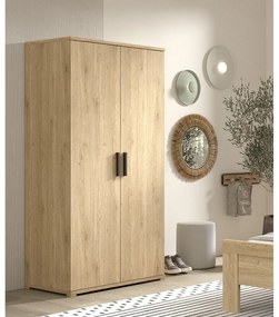 Natúr színű gyerek ruhásszekrény 100x199x59 cm Sam – Vipack