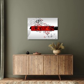Az absztrakció képe (üvegen) (70x50 cm)