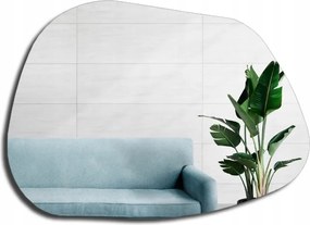 Bazalt organikus formájú tükör 166x120 dekoratív fali