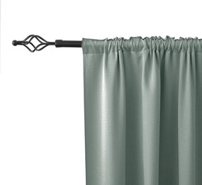 OXFORD szürkészöld függöny 140x270 cm Felfüggesztés: Hullámos sínszalag