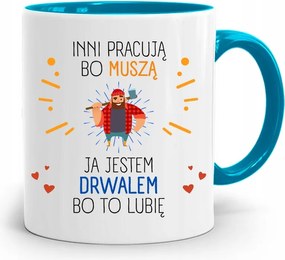 Favágóknak Bögre Kék Születésnapi Ajándék fényképes nyomtatással