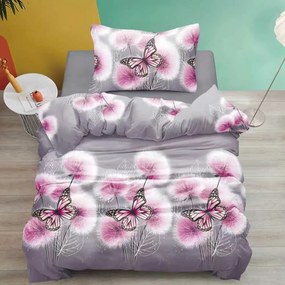 Pamut ágyneműhuzat LUMELIE szürke Ágyneműhuzat mérete: 70 x 90 cm | 140 x 200 cm