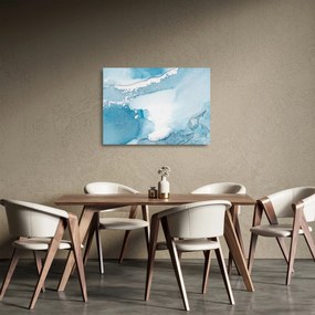 Üveg kép - Kék dekoráció (70x50 cm)