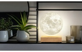 Natúr színű LED asztali lámpa (magasság 14 cm) Moon – Gingko