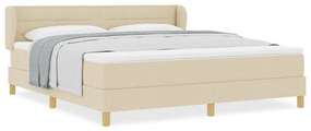 Boxspring Ágy Matracra Krém színben - 180x200 cm Textil