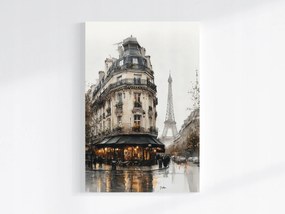 Vászonkép Canvas Akvarell Város Franciaország Párizs Utca 40x60