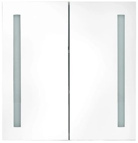 LED-es tükrös fürdőszobaszekrény 62 x 14 x 60 cm