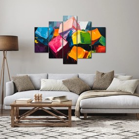 Kép - Színes kockák (150x105 cm)