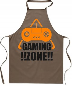 Konyhai kötény Játékos zóna Ajándék Játékosnak Divatos