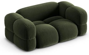 Zöld bársony kanapé 180 cm Loretto – Cosmopolitan Design