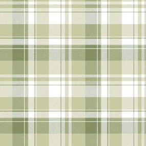 Parato Cristiana Masi Blooming Garden 11 Tartan zöld kockás vlies tapéta – 8388