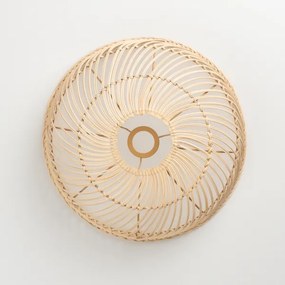 Brilagi - LED függőlámpa zsinóron CERIA BOHO 1xE27/40W/230V átm. 40 cm rattan