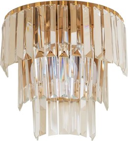 MILAGRO ML1495 MILANO Kristály Mennyezeti Lámpa Arany E14 IP20