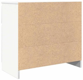 fehér szerelt fa tálalószekrény fiókos 71x35x65 cm