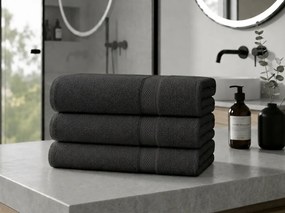CLARYSSE ELEGANCE törölköző 60x110 cm antracit, 100% pamut