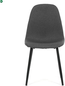 Jídelní židle, šedá, látka, CT-V2972 GREY2