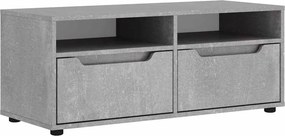 vidaXL VISNES betonszürke szerelt fa TV-szekrény 100x40x38 cm