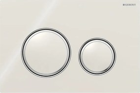 Geberit 115.884.JL.1-öblítő gomb Sigma50 24,6x16,4 cm homokszürke/l .króm