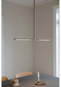 Ezüstszínű fém LED függőlámpa fém búrával Omni Ceiling – UMAGE