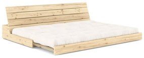 Krémszínű kinyitható kanapé 196 cm Base – Karup Design