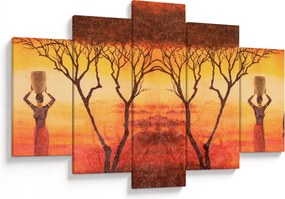 Kép - afrikai szavanna (150x105 cm)