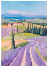 Kép 70x100 cm Purple Fields – Styler