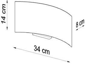 Sollux SL.0936 - Fali lámpa MAGNUS 2xG9/40W/230V fehér