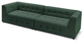 Sötétzöld kanapé 324 cm Kleber - Bobochic Paris