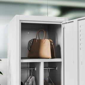 Fém BHP munkaszekrény szürke: KACPER 1 Plus