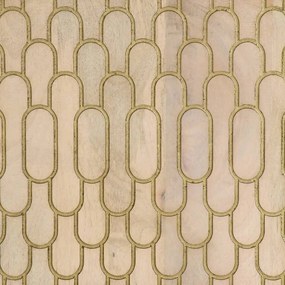 tömör mangófa tálalószekrény 90 x 33 x 75 cm