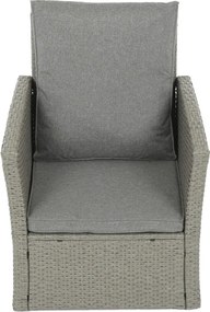 Kerti ülőgarnitúra, polyrattan, szürke, AZS-A1523 GREY