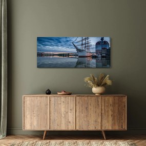 Vitorlás képe (120x50 cm)