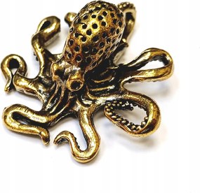 Asztali Dekorációs Figura Sárgaréz Polip, Nyaklánc, Medál