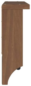 SANDNES tömör fenyőfa falra szerelt kabátállvány 45x12x35 cm
