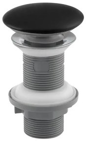 Isvea - mosdó lefolyó, átmérő 7,2 cm, matt fekete