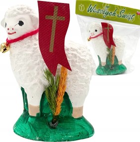 Húsvéti bárány gipsz figura húsvéti asztalra gipsz bárány