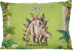 Stegosaurus dinoszaurusz párna a gyermek nevével