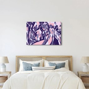 Kép - absztrakt nők (90x60 cm)
