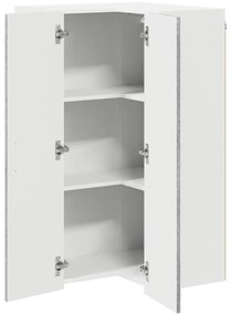 Fali konyhaszekrény Szürke Sonoma 57 x 57 x 100 cm Faanyag