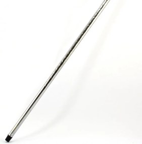 Alumínium nyél krómozott 130 cm bordázott